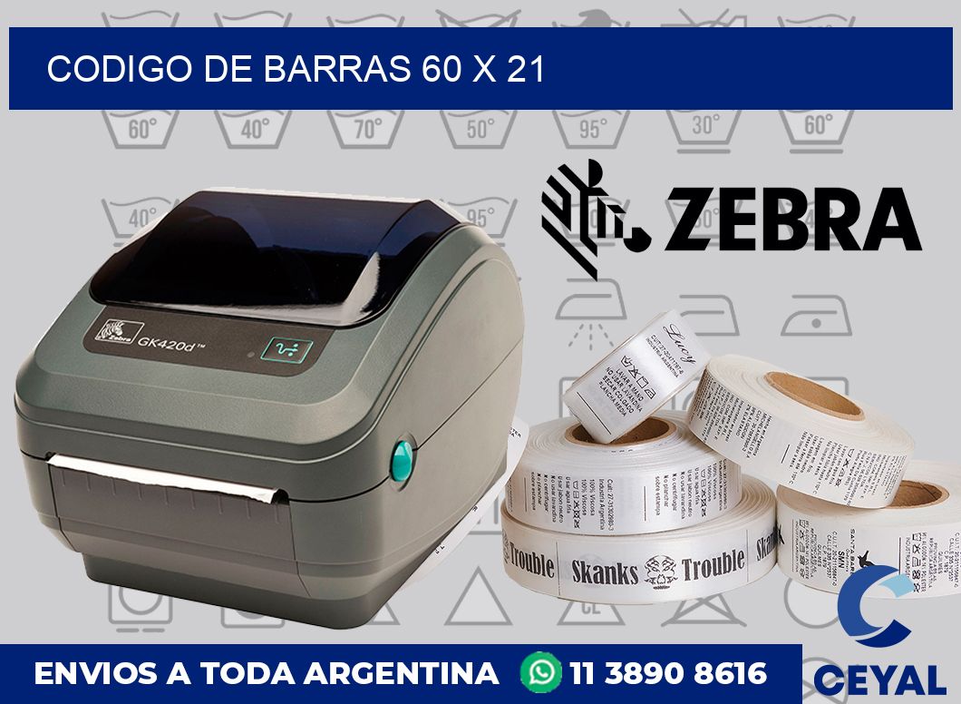 codigo de barras 60 x 21