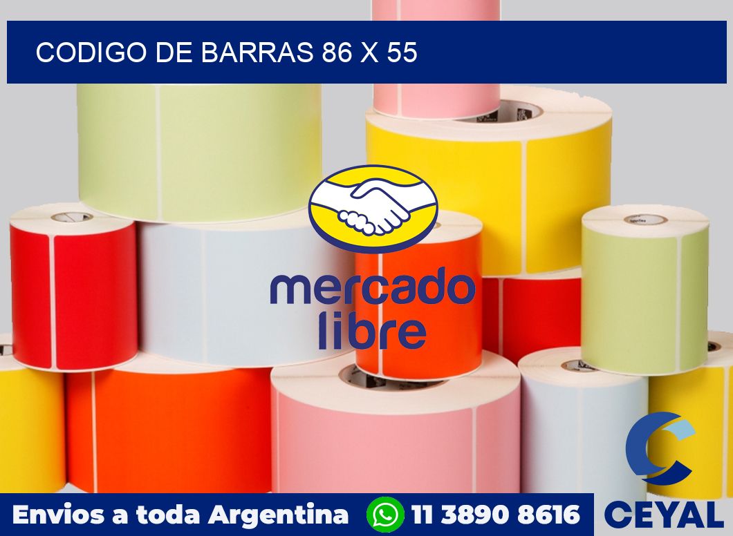 codigo de barras 86 x 55