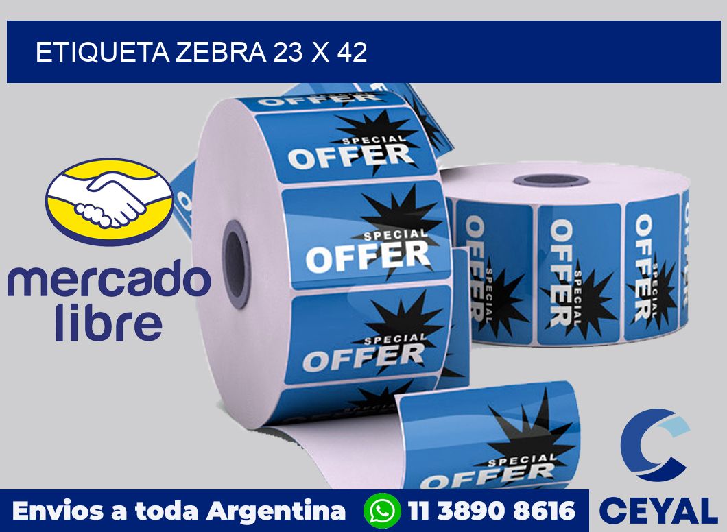 etiqueta zebra 23 x 42