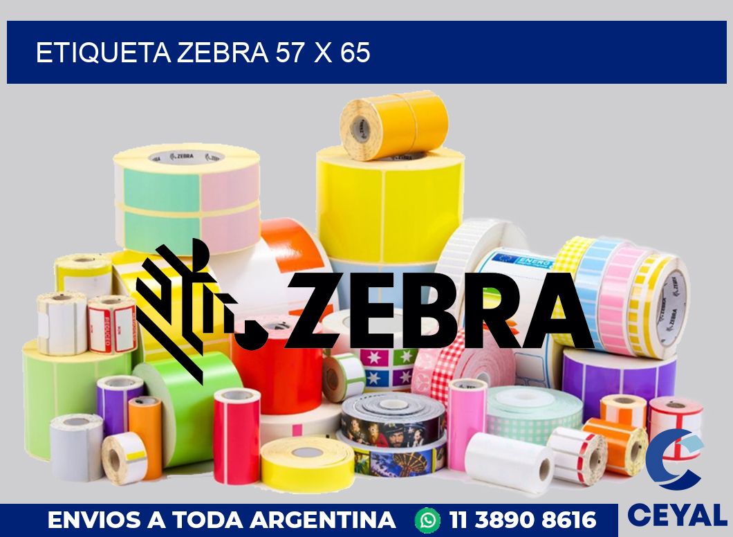 etiqueta zebra 57 x 65