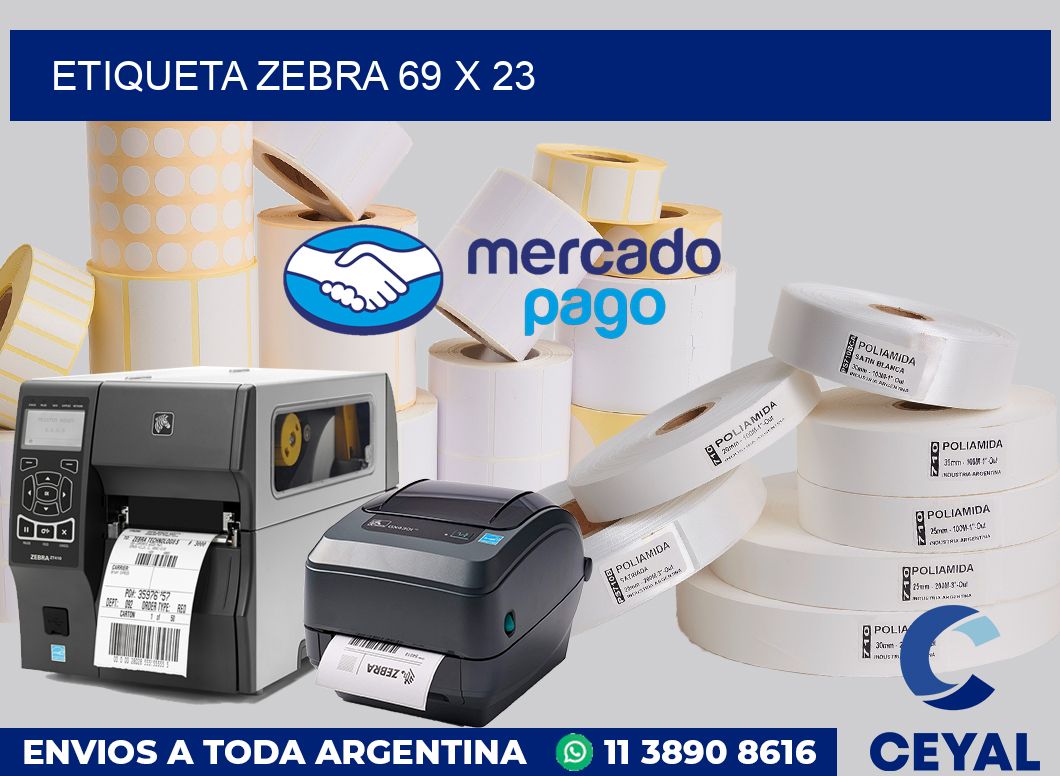 etiqueta zebra 69 x 23