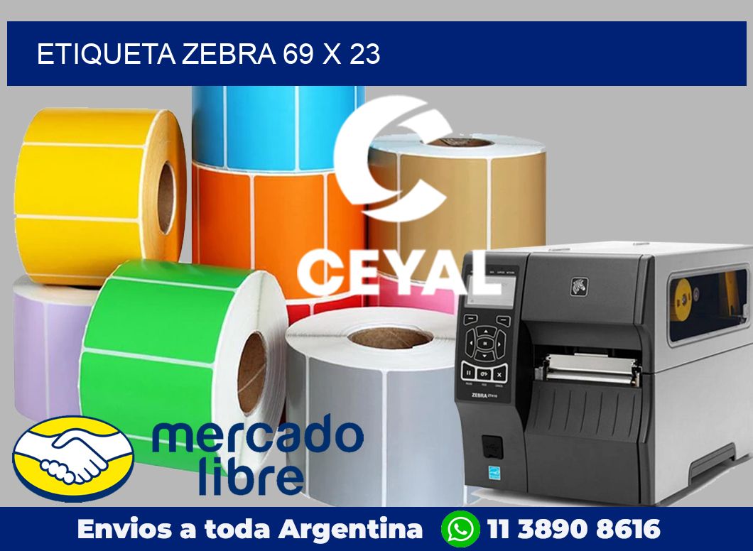 etiqueta zebra 69 x 23