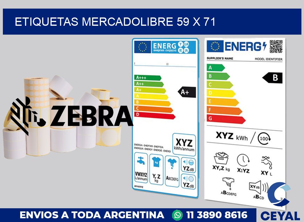 etiquetas mercadolibre 59 x 71