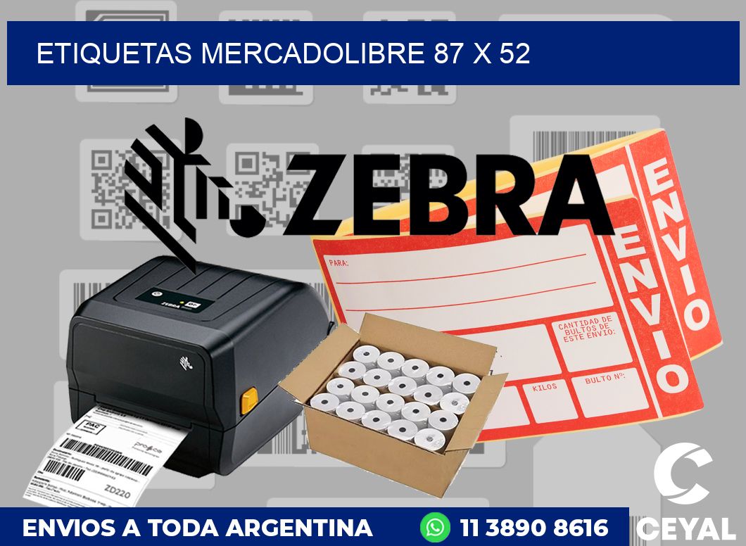 etiquetas mercadolibre 87 x 52