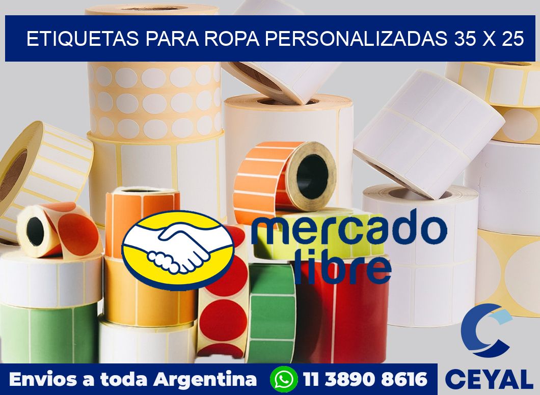 etiquetas para ropa personalizadas 35 x 25