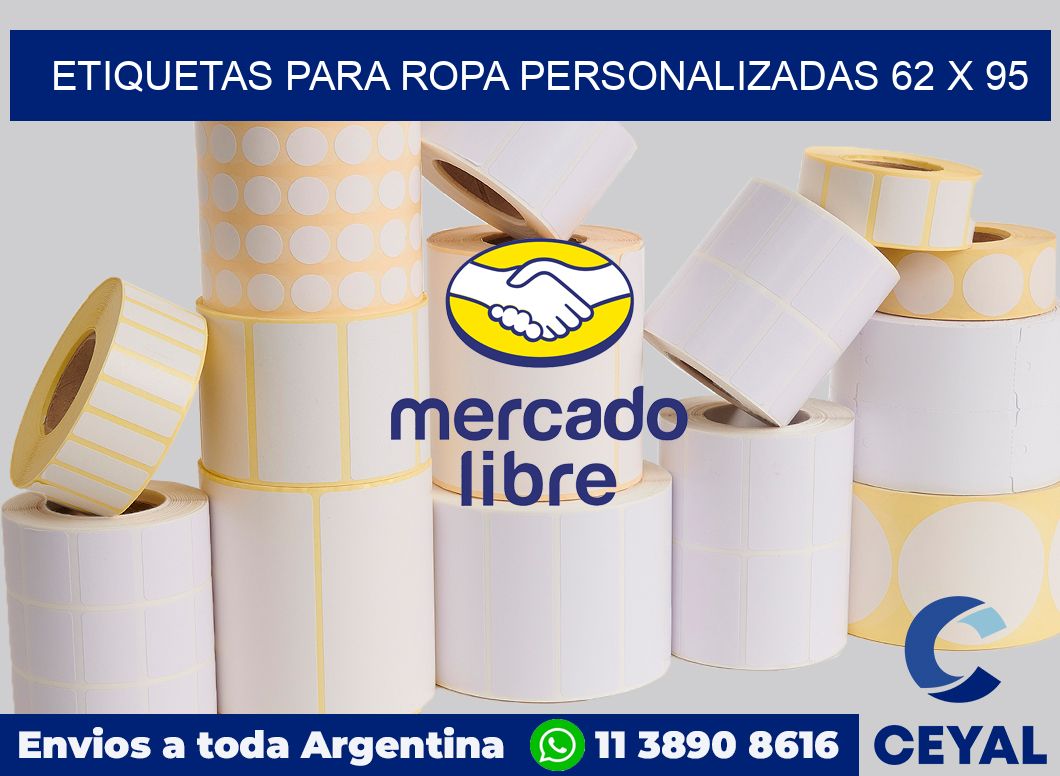 etiquetas para ropa personalizadas 62 x 95