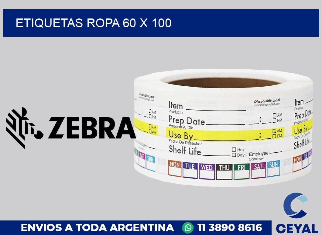 etiquetas ropa 60 x 100