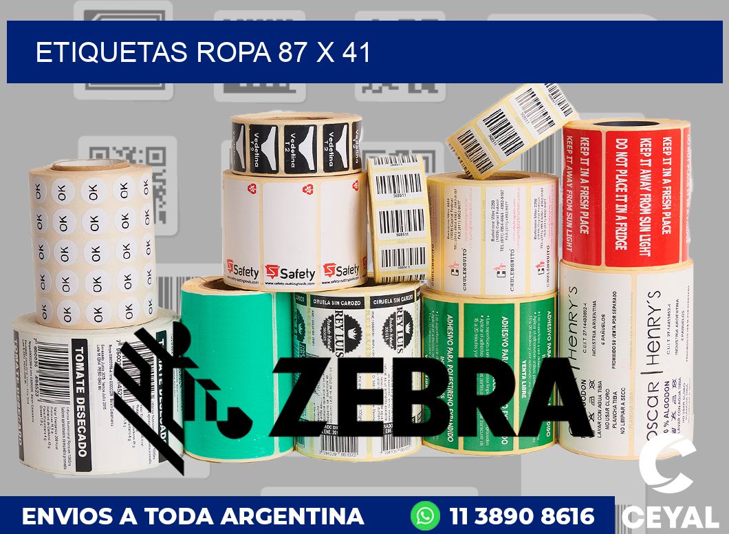 etiquetas ropa 87 x 41