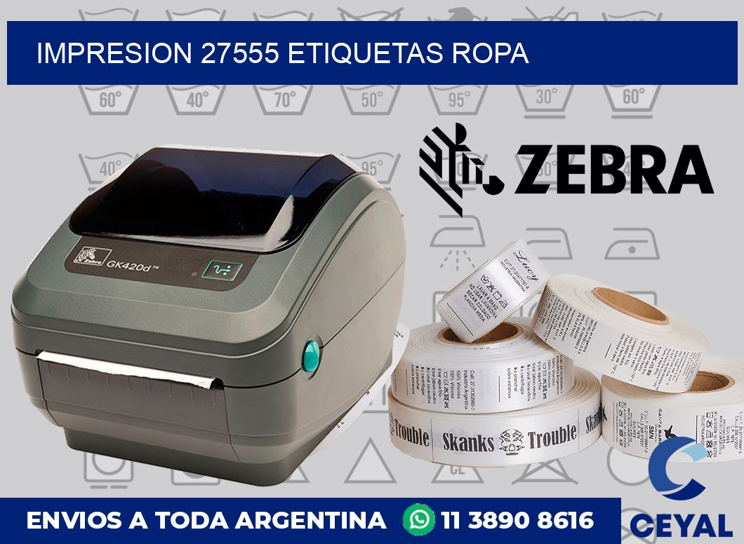impresion 27555 etiquetas ropa