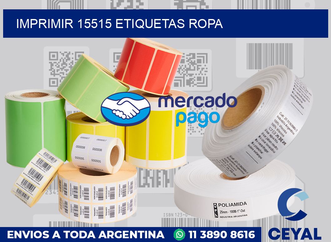 imprimir 15515 etiquetas ropa