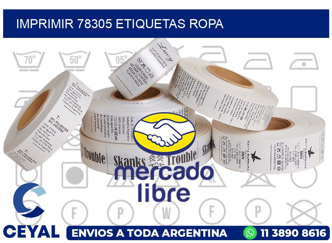 imprimir 78305 etiquetas ropa