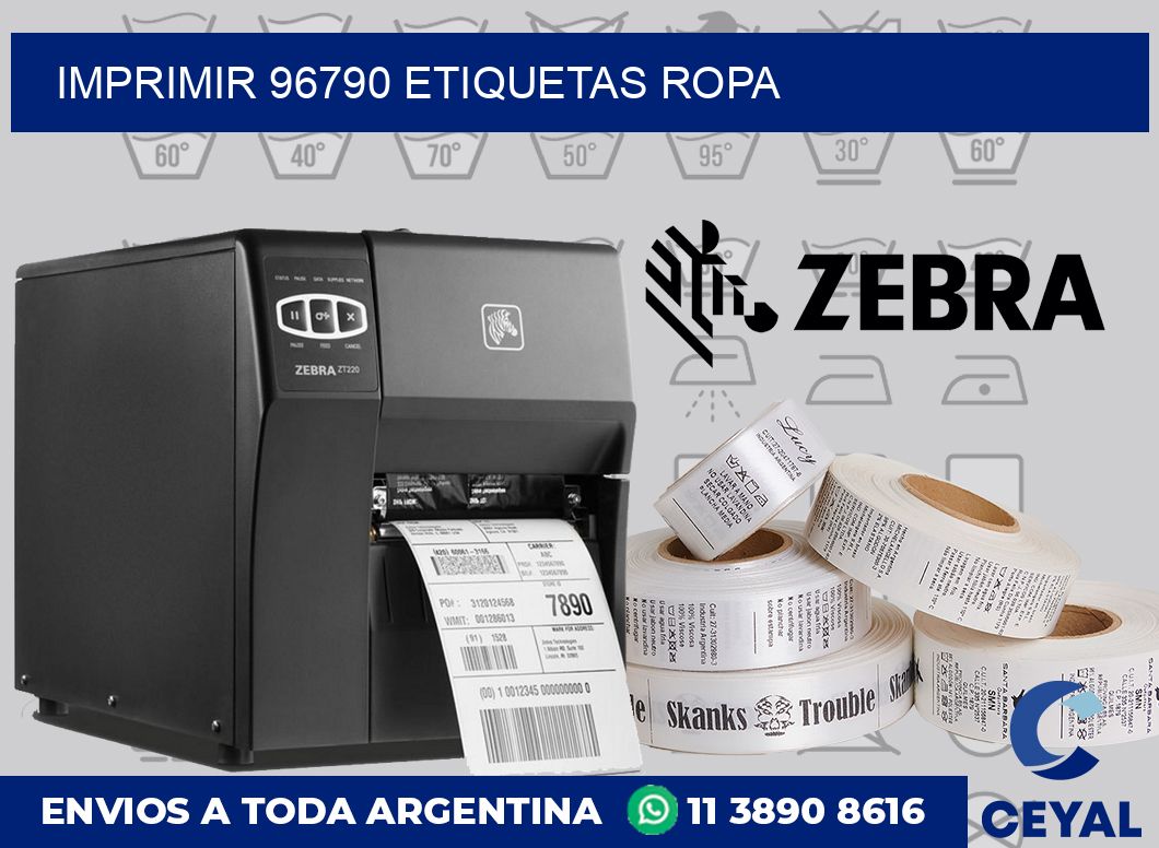 imprimir 96790 etiquetas ropa