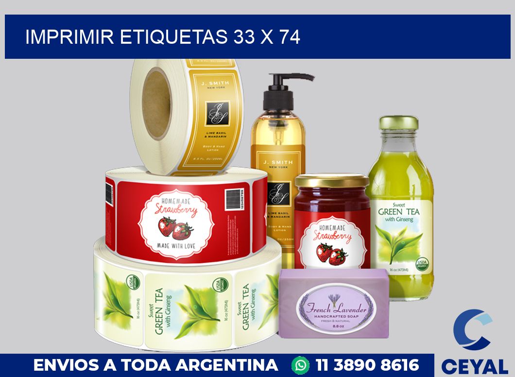 imprimir etiquetas 33 x 74
