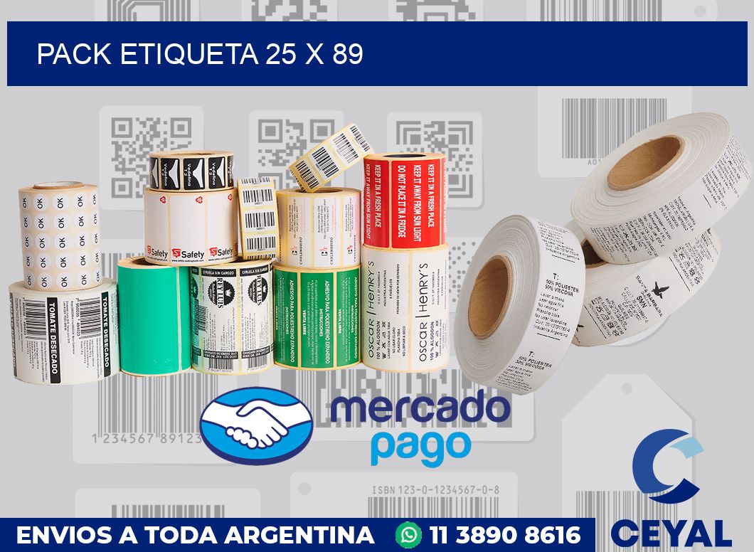 pack etiqueta 25 x 89