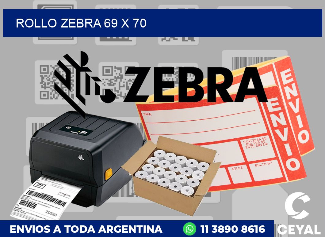 rollo zebra 69 x 70