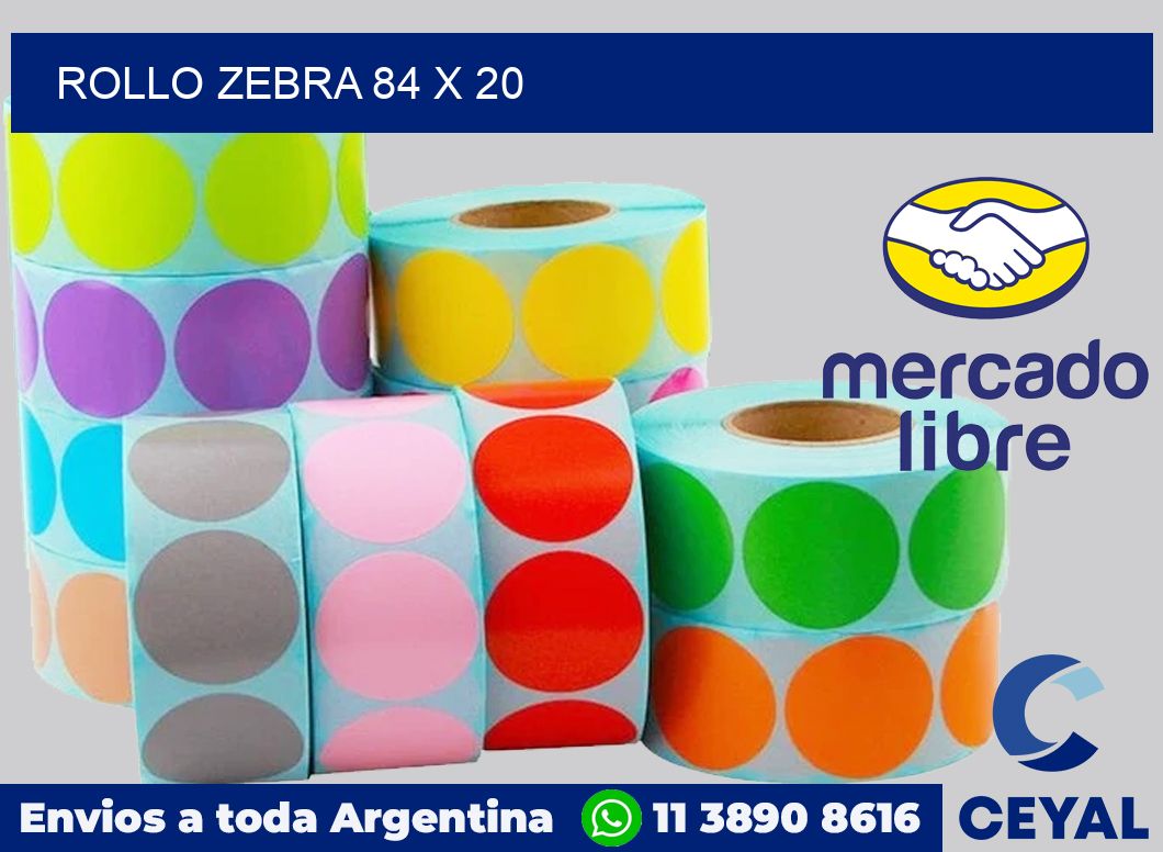 rollo zebra 84 x 20