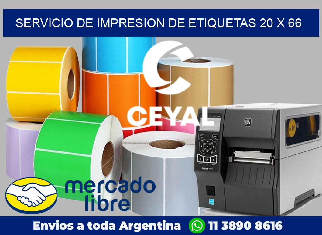 servicio de impresion de etiquetas 20 x 66