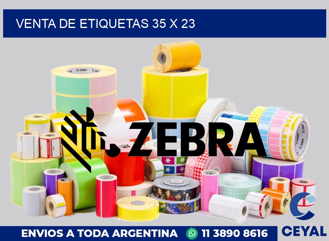 venta de etiquetas 35 x 23