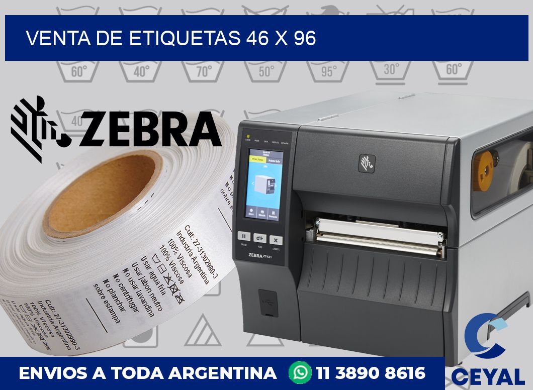 venta de etiquetas 46 x 96