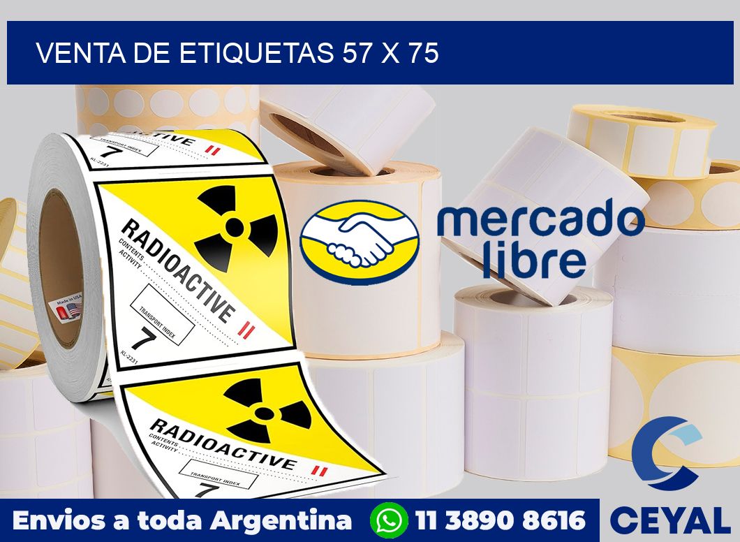 venta de etiquetas 57 x 75