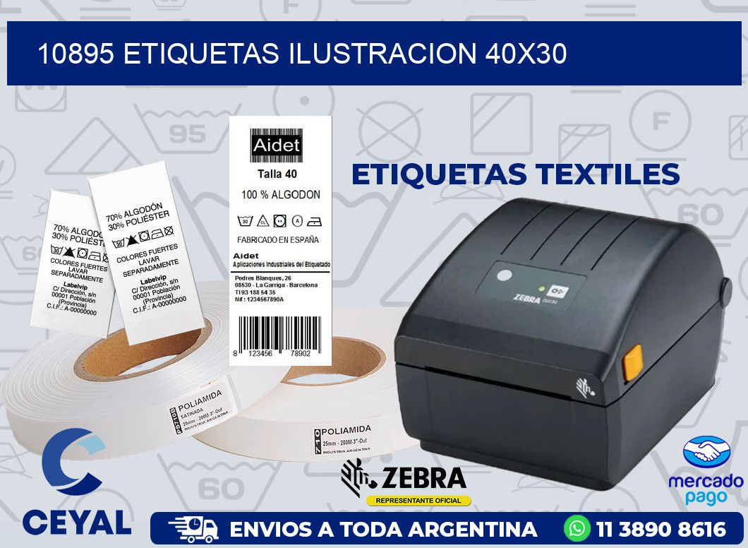 10895 ETIQUETAS ILUSTRACION 40X30