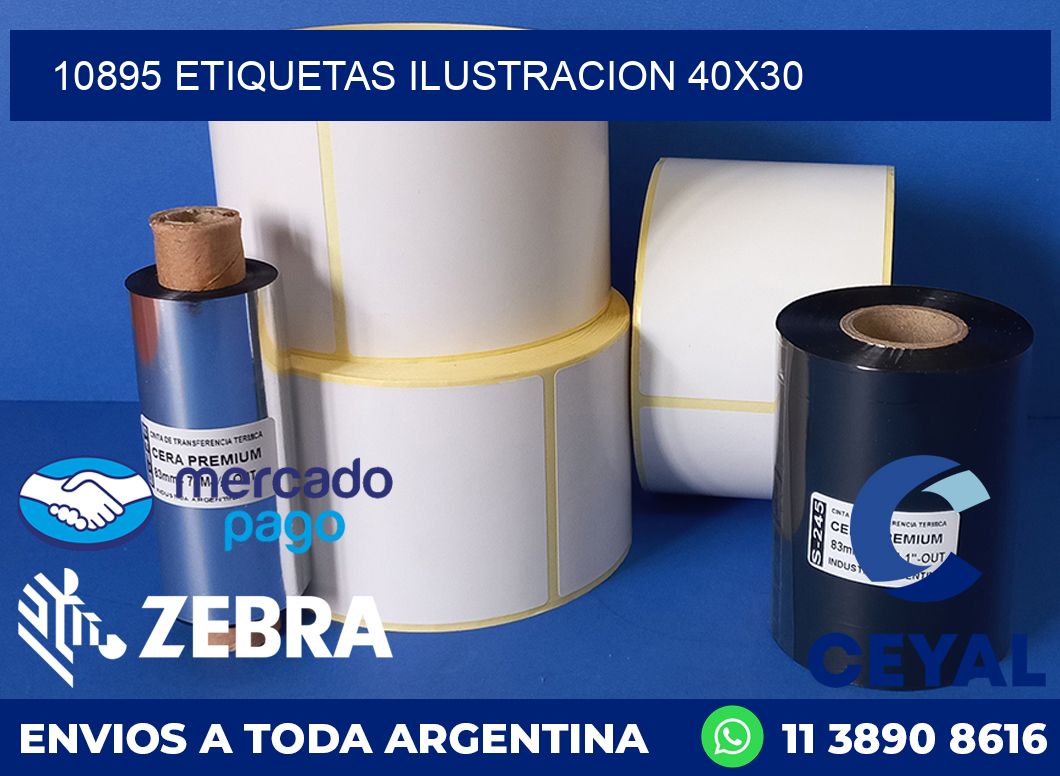 10895 ETIQUETAS ILUSTRACION 40X30