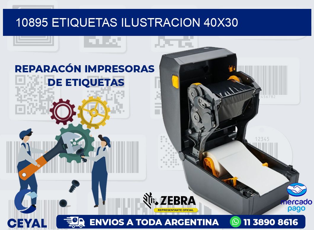 10895 ETIQUETAS ILUSTRACION 40X30