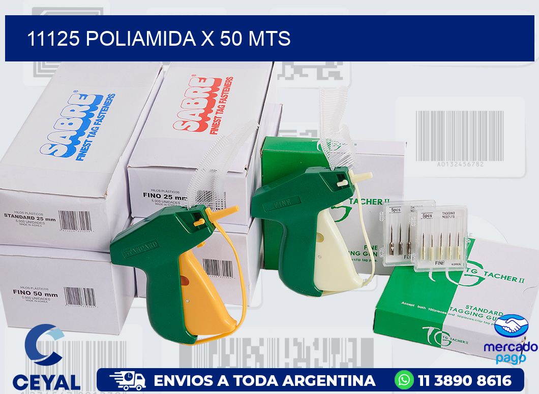 11125 POLIAMIDA X 50 MTS