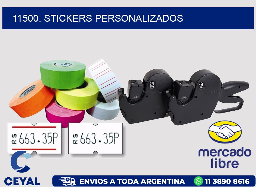 11500, stickers personalizados