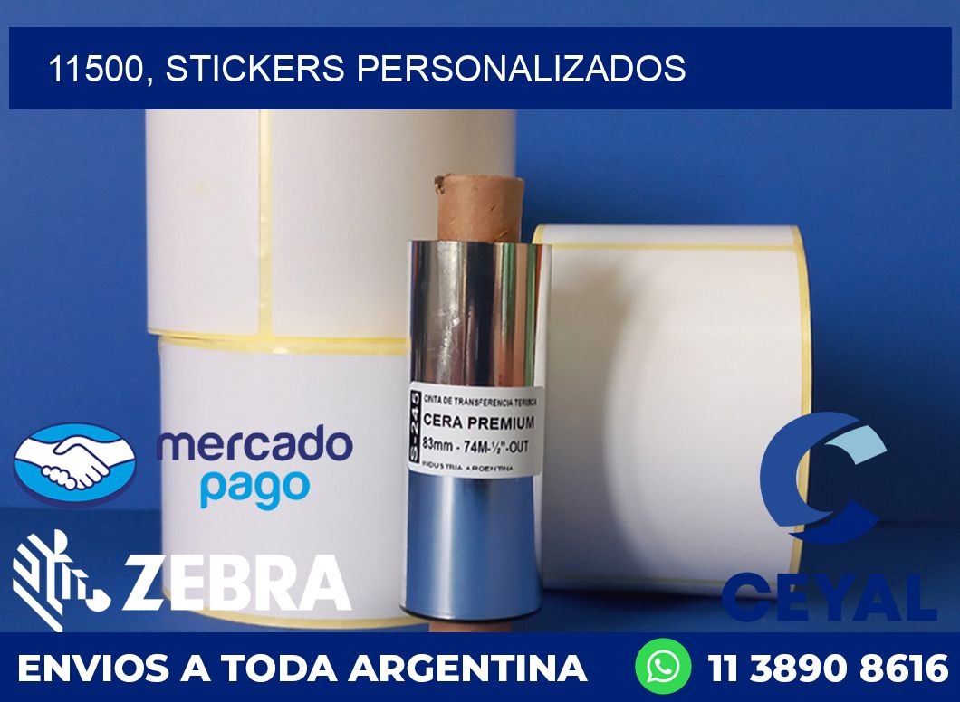 11500, stickers personalizados