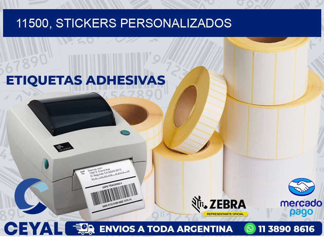 11500, stickers personalizados