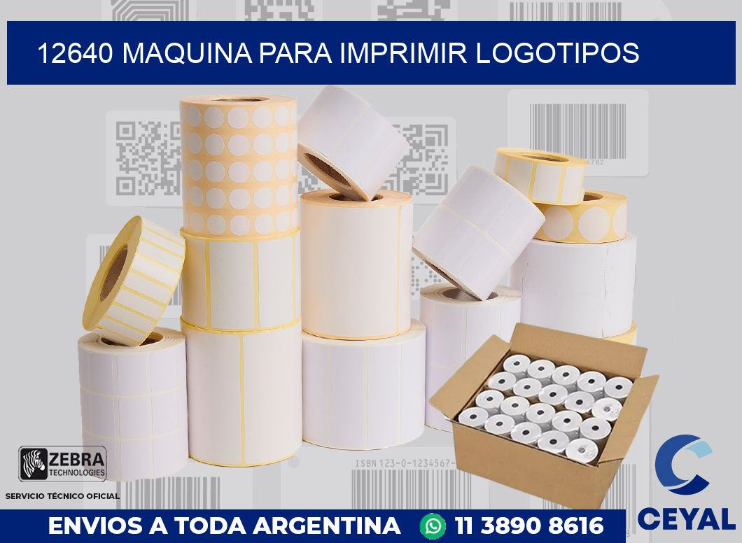 12640 MAQUINA PARA IMPRIMIR LOGOTIPOS