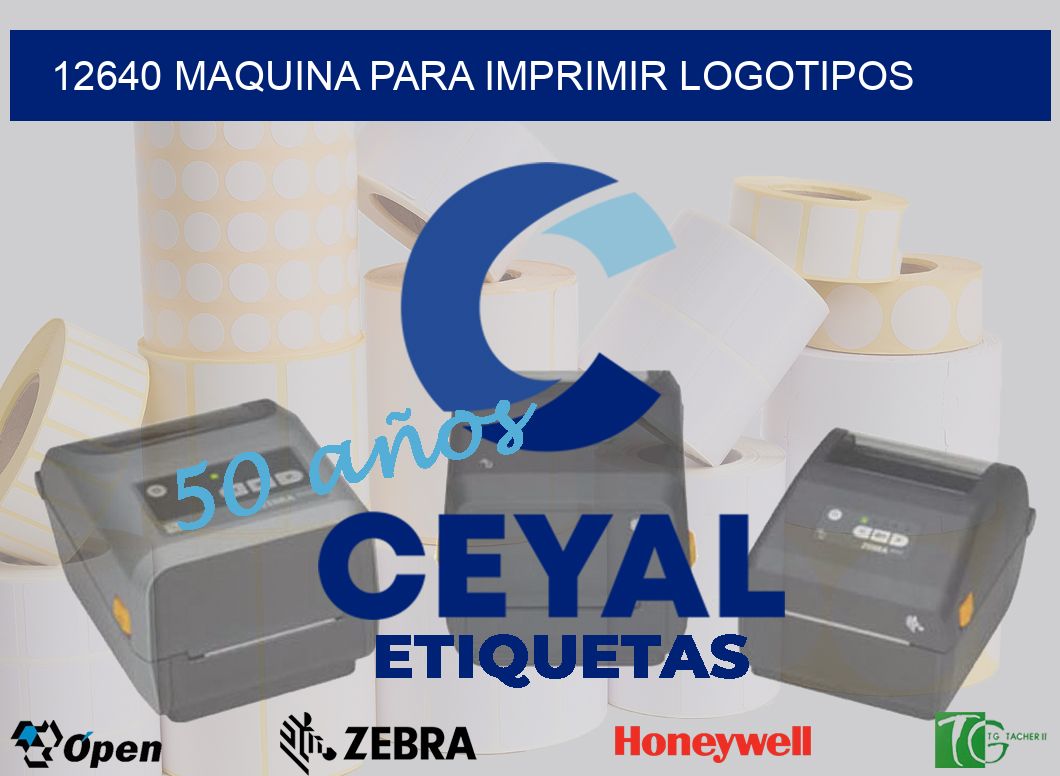 12640 MAQUINA PARA IMPRIMIR LOGOTIPOS