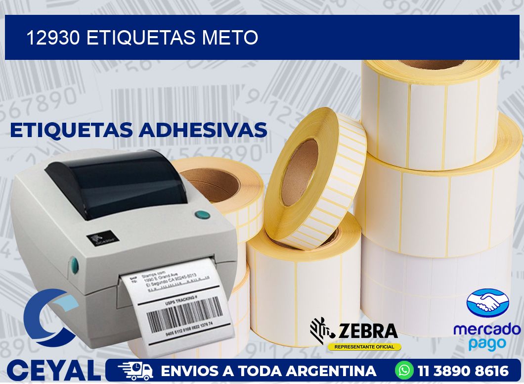 12930 ETIQUETAS METO