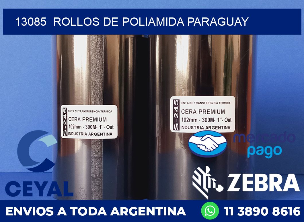13085  ROLLOS DE POLIAMIDA PARAGUAY