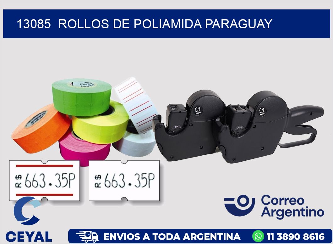 13085  ROLLOS DE POLIAMIDA PARAGUAY