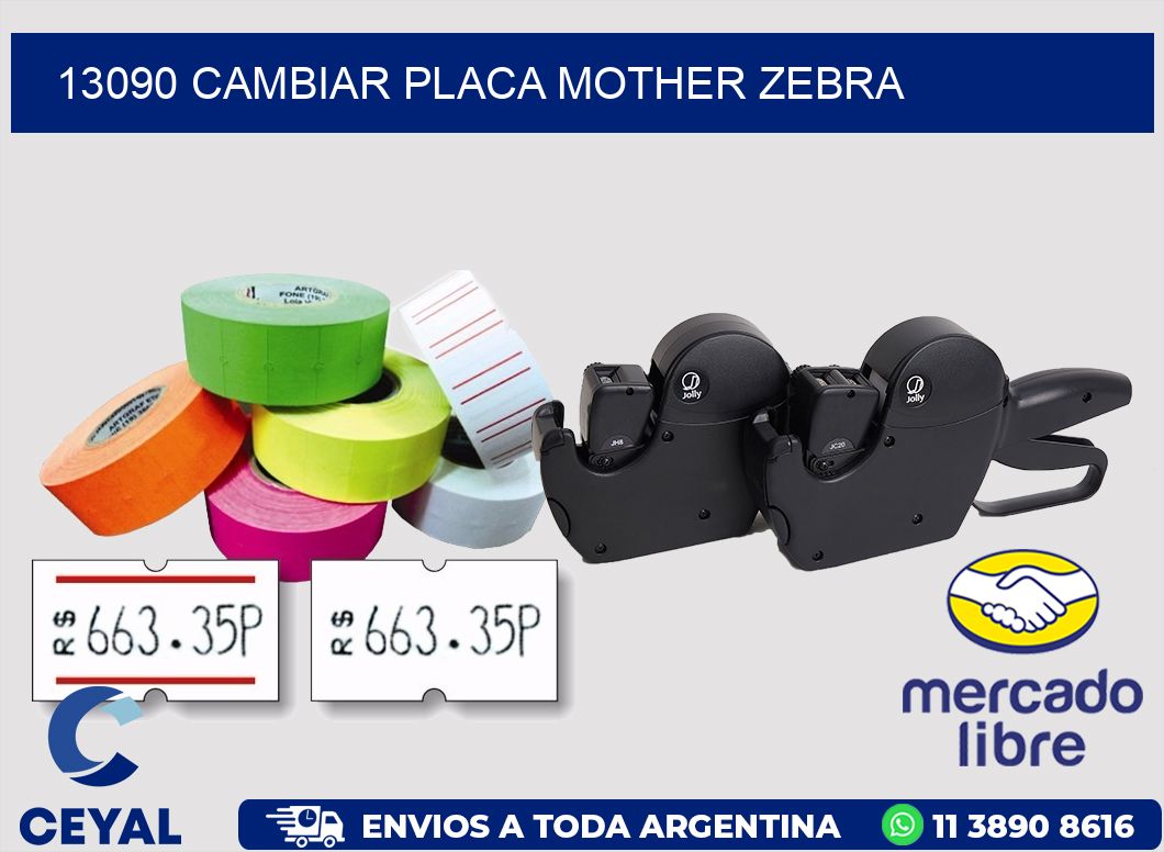 13090 CAMBIAR PLACA MOTHER ZEBRA