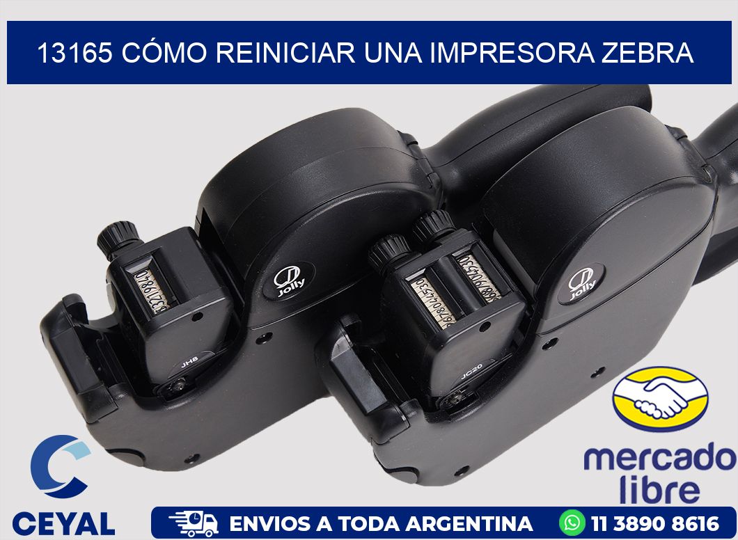 13165 CÓMO REINICIAR UNA IMPRESORA ZEBRA