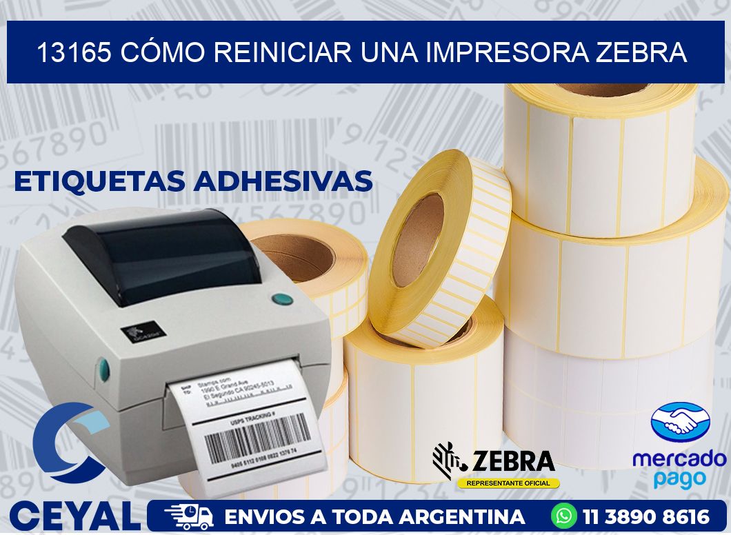 13165 CÓMO REINICIAR UNA IMPRESORA ZEBRA