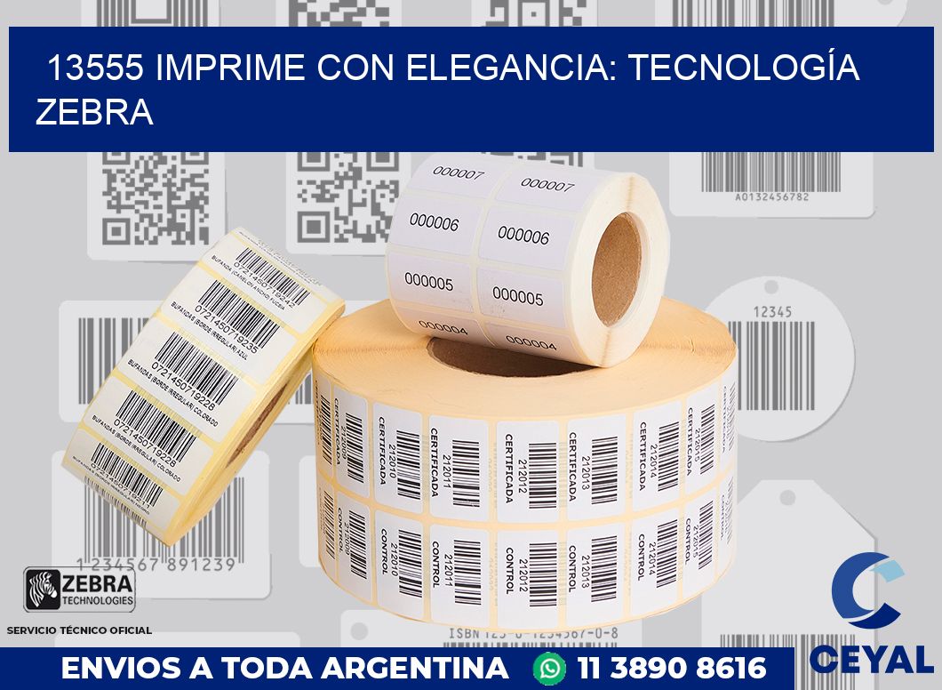 13555 IMPRIME CON ELEGANCIA: TECNOLOGÍA ZEBRA