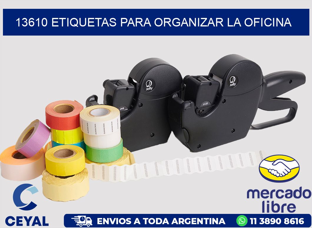 13610 ETIQUETAS PARA ORGANIZAR LA OFICINA