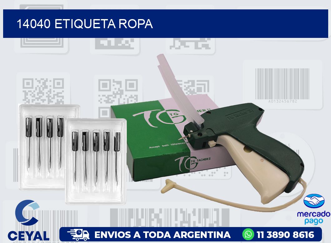 14040 ETIQUETA ROPA