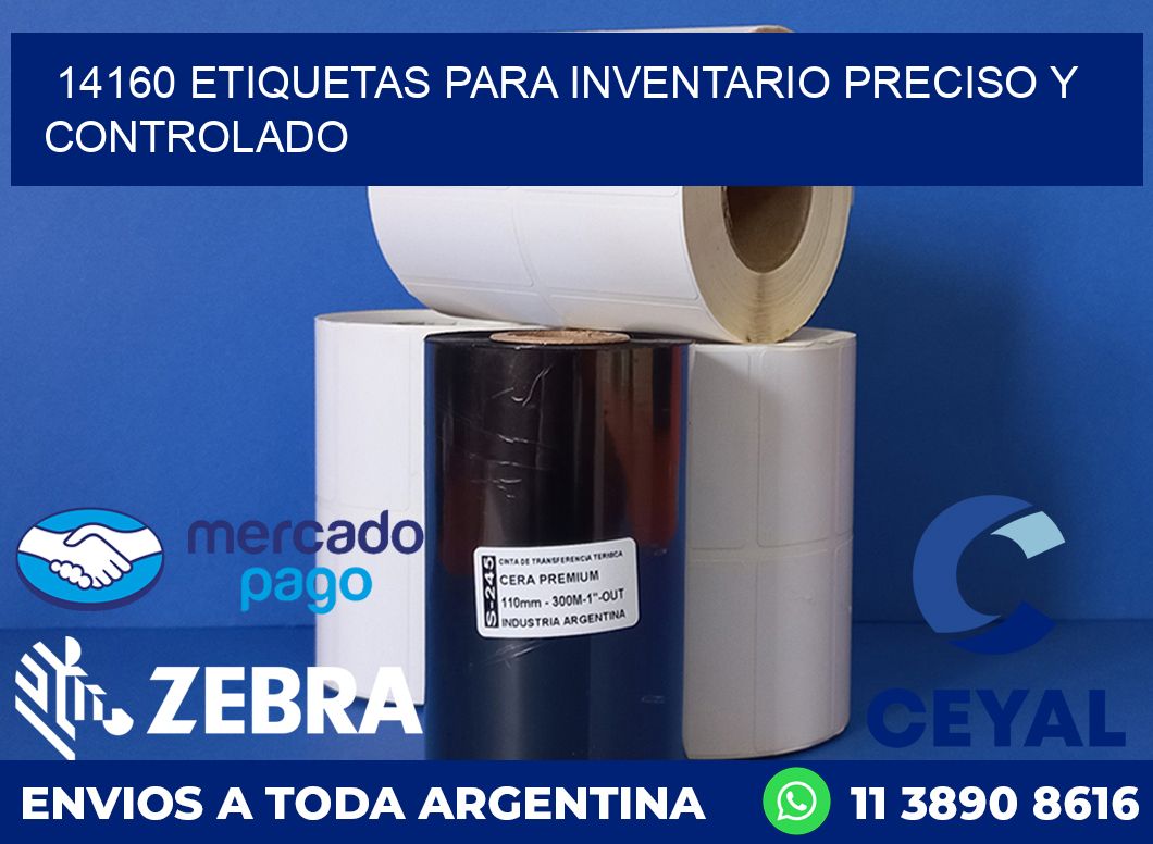 14160 ETIQUETAS PARA INVENTARIO PRECISO Y CONTROLADO