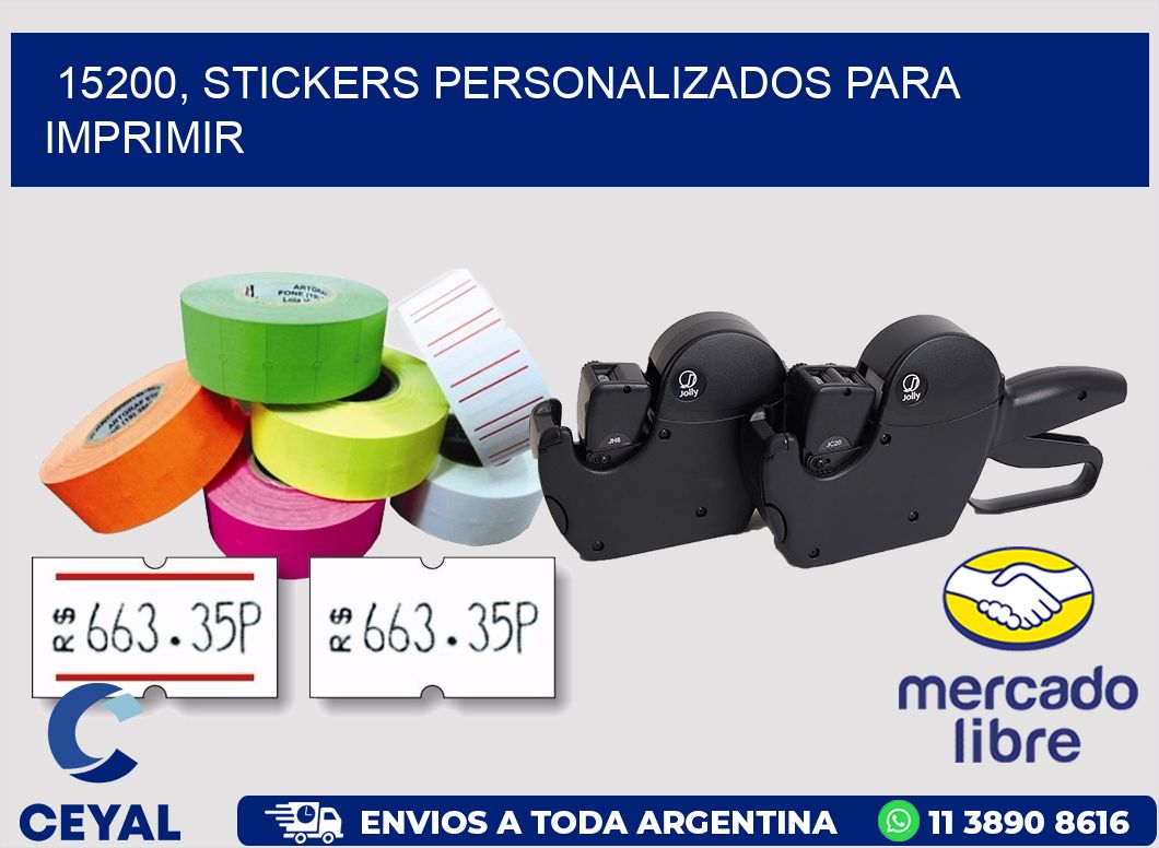 15200, stickers personalizados para imprimir