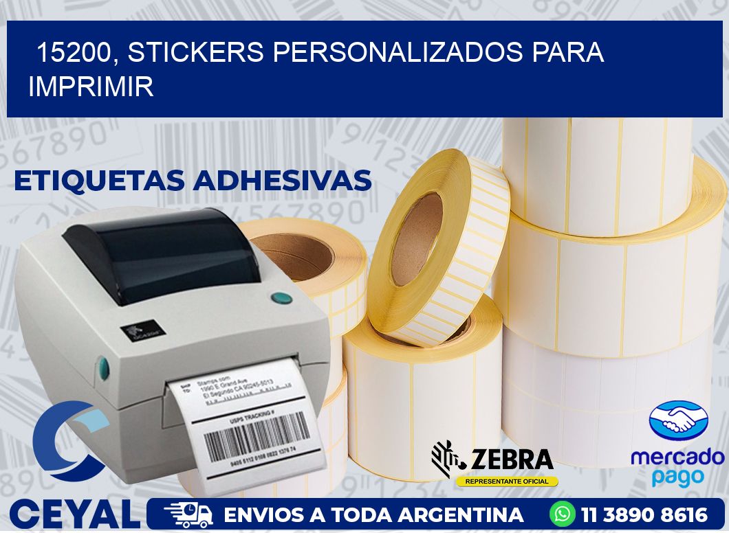 15200, stickers personalizados para imprimir