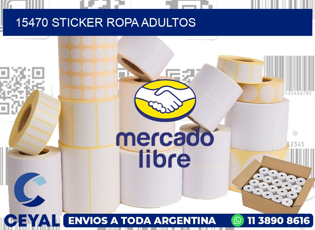 15470 STICKER ROPA ADULTOS