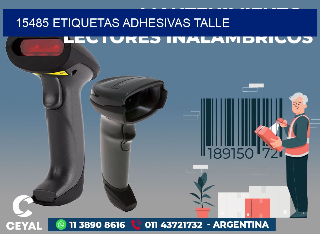 15485 ETIQUETAS ADHESIVAS TALLE