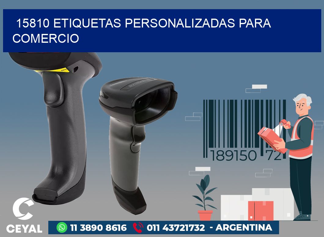 15810 ETIQUETAS PERSONALIZADAS PARA COMERCIO