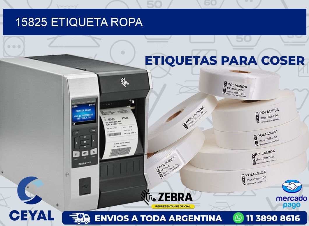 15825 ETIQUETA ROPA