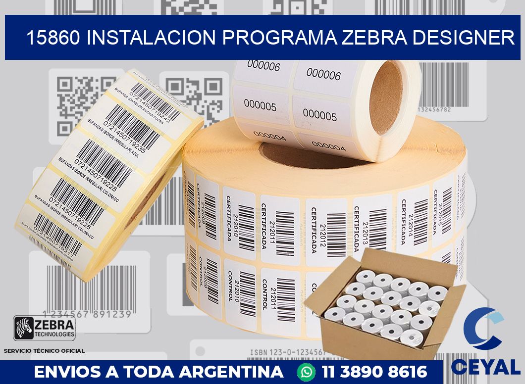 15860 INSTALACION PROGRAMA ZEBRA DESIGNER